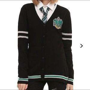 HP Slytherin Cardigan NWT Large